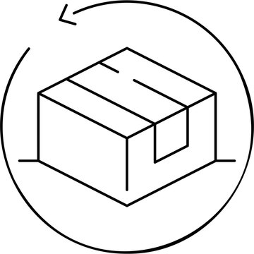 Line Product Return Icon