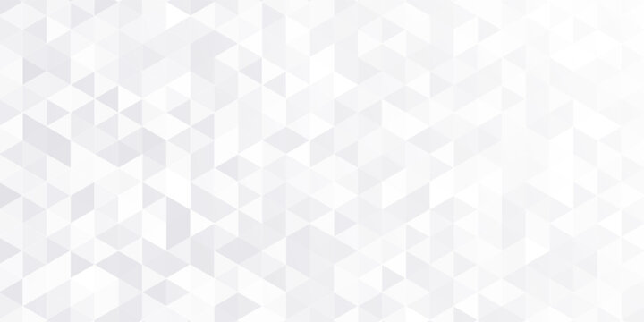 Abstract white background with silver effect. Light gray colour texture. Grey blue modern pattern. Gradient textur. Triangle patern. Triangular backdrop. Design bg business print
