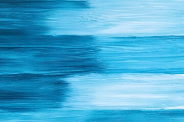 Obraz premium Abstract Blue Brush Strokes Art Background with Motion Effect in Horizontal Direction, Artistic Pattern and Texture for Creative Design