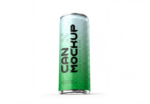 Soda Can Mockup