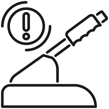 Illustration elements of Emergency Brake