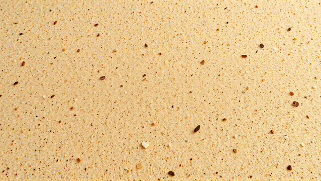 Kenaf fiber board texture with extreme macro and warm gold