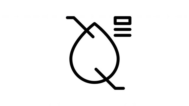 water minimalist stroke animation