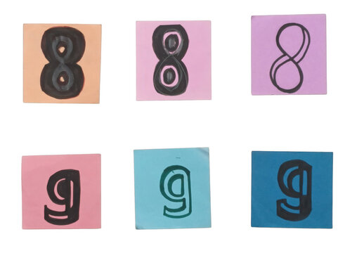 Colorful square icons on geometric background