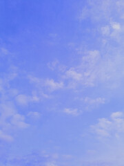Obraz premium fresh blue cloudy sky background