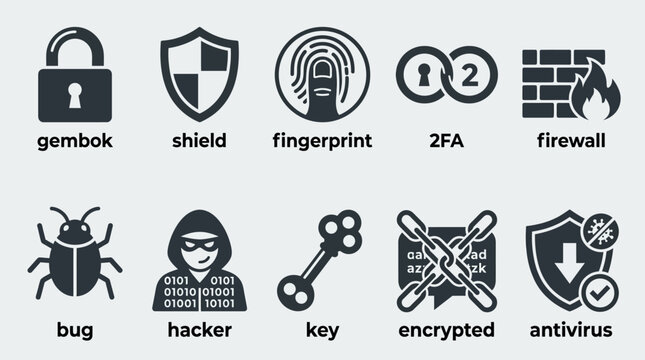 Set of zodiac signs and symbols vector icons black silhouette illustration for web design business medical internet and computer interface buttons