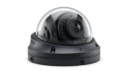 Fototapeta premium High-Resolution Dome Security Camera Monitoring Indoor Surveillance System