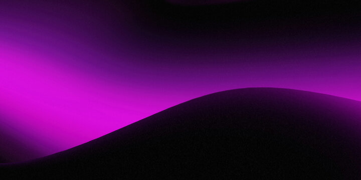  purple gradient abstract background with a premium black curved plane silhouette and a very fine grain texture