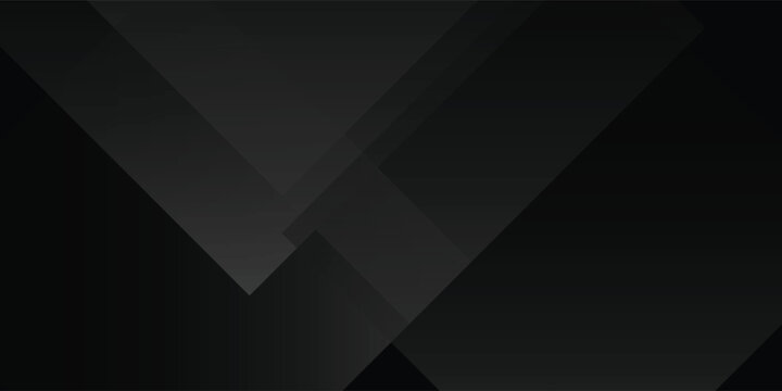 modern abstract black and white background design with layers of textured transparent material in triangle diamond and squares shapes in geometric pattern