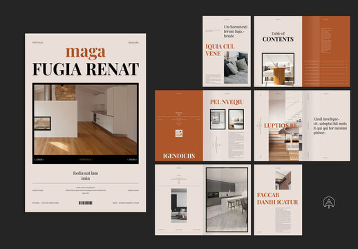 Portfolio Magazine Template