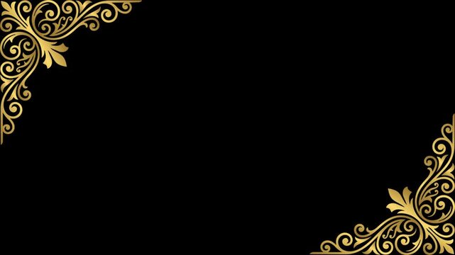 Luxury Gold Christmas Countdown 10 to 1 with Elegant Merry Christmas Message