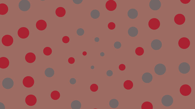 Random red and gray polka dot pattern