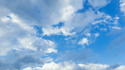 Naklejka premium Clouds in a Blue Sky