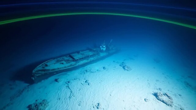 Sonar Salvage: Locating a Sunken Ship