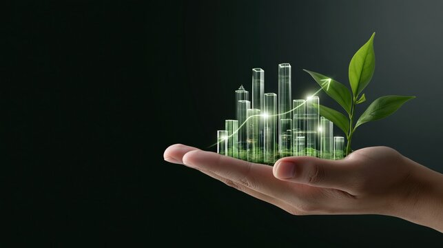 Sustainable Investments: Growth through Green Finance Concept
