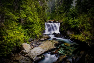 Fototapeten Wald Fluss waterfall in the forest  © Brandon