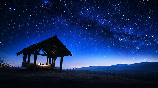 house in the night