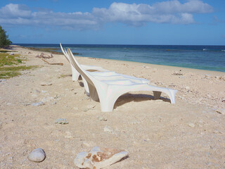 Island beach scene © john