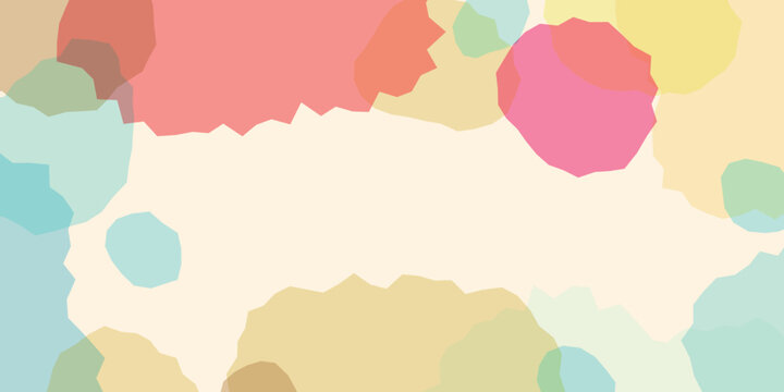 Soft Pastel Watercolor Spots Decorative Background