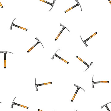 pattern pickaxe pickaxe cartoon. rock dig, chisel silhouette, pictogram graphic pickaxe pickaxe sign vector