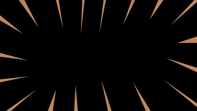 Abstract manga speed lines background with brown focus rays for dynamic action comic effect.