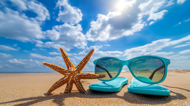 starfish on the beach