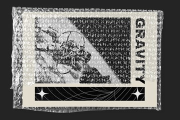 Obraz premium Magazine wrapped in bubble wrap