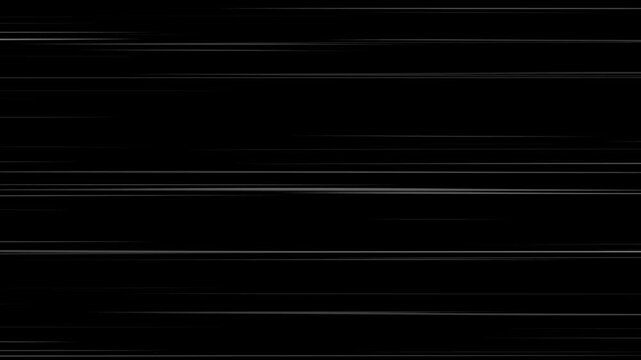 Speed line background animation in comic speed lines background texture pattern effect in cartoon concept black.4K comic book speed lines motion background - Seamless looping.