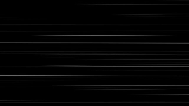 Speed line background animation in comic speed lines background texture pattern effect in cartoon concept black.4K comic book speed lines motion background - Seamless looping.