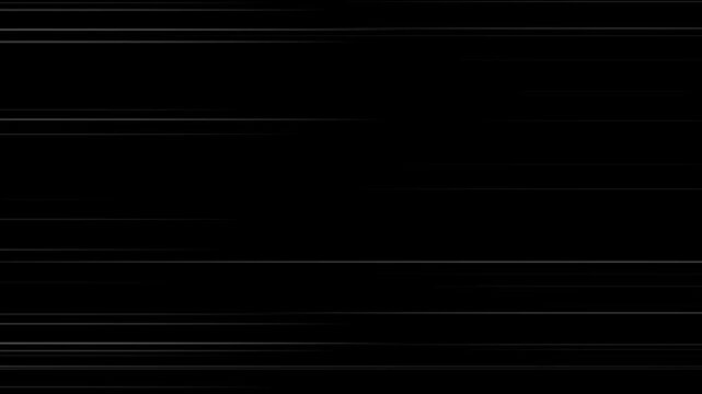 Speed line background animation in comic speed lines background texture pattern effect in cartoon concept black.4K comic book speed lines motion background - Seamless looping.