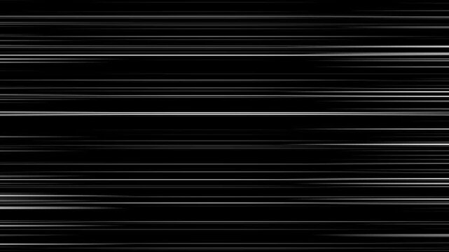 Speed line background animation in comic speed lines background texture pattern effect in cartoon concept black.4K comic book speed lines motion background - Seamless looping.