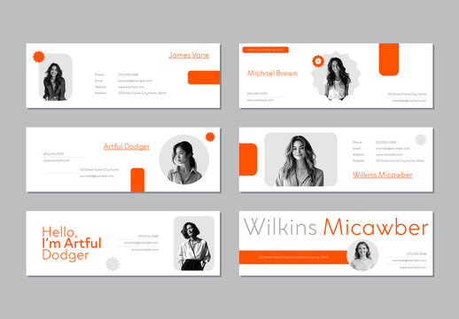 Modern Email Signature Set