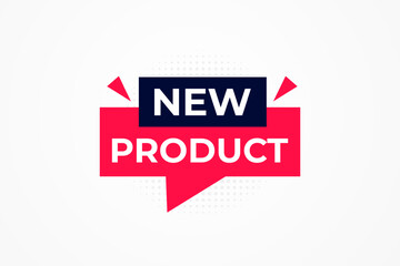 Obraz premium New Product Origami Style Speech Bubble Banner Design for Product Launch, Announcement, Marketing Promotion and Creative Advertising Vector Collection