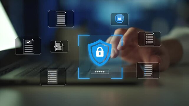 Cybersecurity Document Management System with Secure Information Protection, Documents confidentiality, protecting from cyberattacks.  DMS, 
