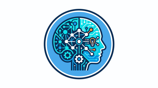 Brain with gears and cogs inside.