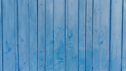 Obraz premium Weathered Blue Wooden Planks with Rustic Texture