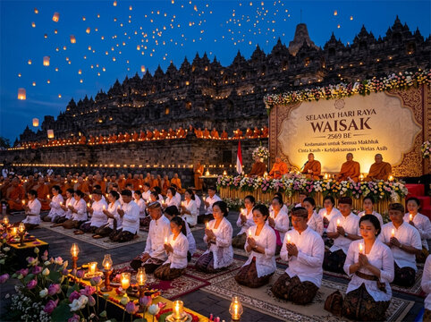 Vesak Candle Ceremony