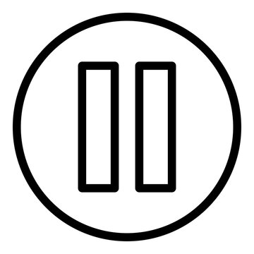 pause button icon