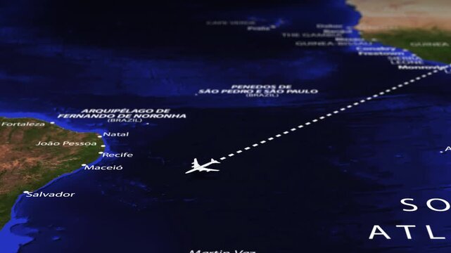 Flight From Athens GREECE to Montevideo URUGUAY with flag pins