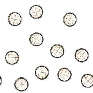 pattern gun scope sniper cartoon. view shot, weapon cross, rifle military gun scope sniper sign vector