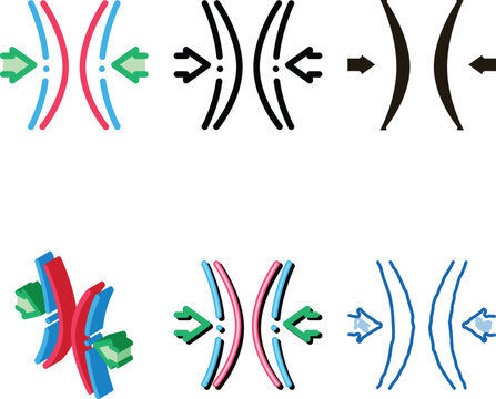Block Vocal Cords Icon Vector. Outline Block Vocal Cords simplified Sign. Isolated Contour Symbol