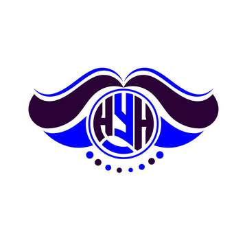 HYH letter logo creative design. HYH unique design