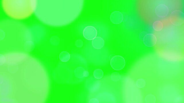 Floating bokeh circles background