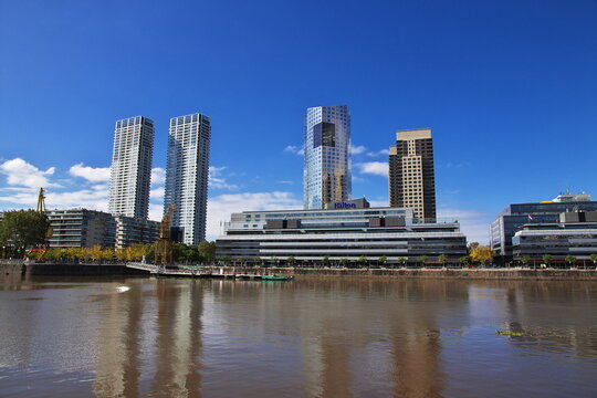 Buenos Aires, Argentina - 03 May 2016: The marina in Buenos Aires, Argentina