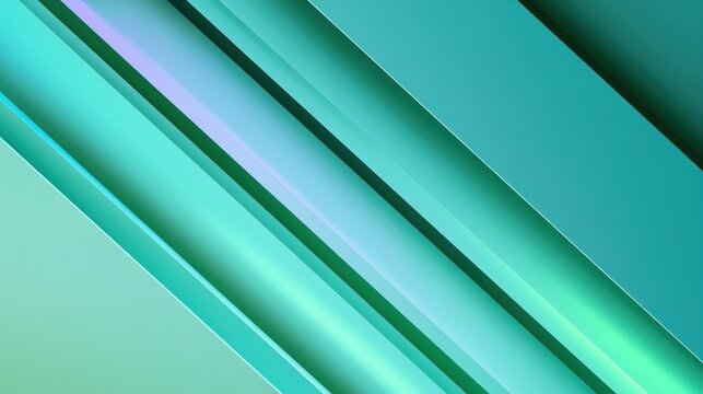 Abstract blue and green gradient geometric background