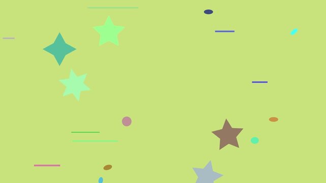 Gentle green background with subtle star and dot patterns and thin horizontal lines