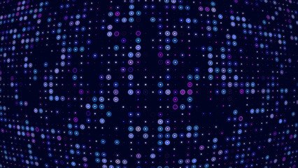 Dot digital random move backgrounds screen wallpaper display disco bend futuristic vibrant