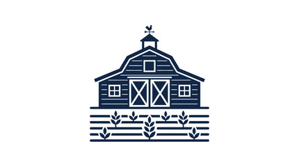 Fototapeta premium Barn Building Rural Farmhouse Structure.