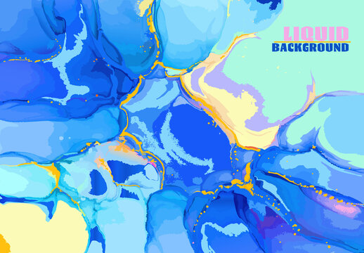 Abstract Liquid Background