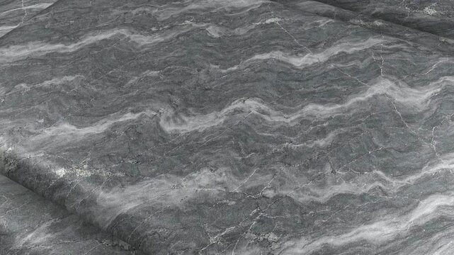 Beautiful Bardiglio Nuvolato Marble Tiles Rotating Smoothly Revealing Soft Gray Stone Character for Premium Decorative Surface Backgrounds